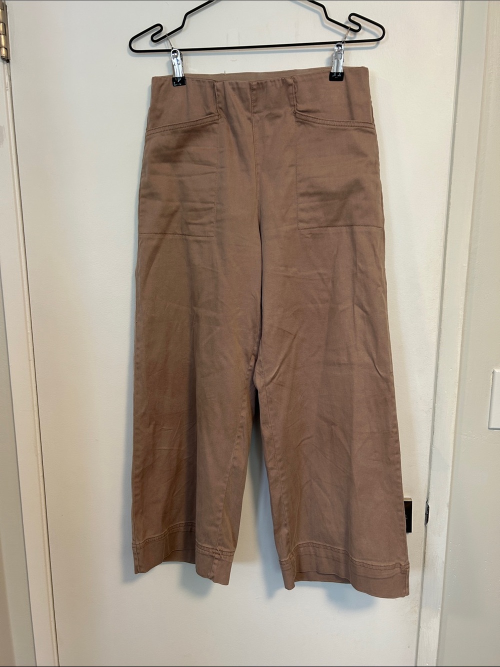 Joie Women’s Wide-Leg Chinos in Dusty Rose/ Tan